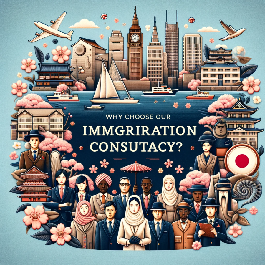 DALL·E 2023-11-30 17.05.33 - An updated image for an immigration consultancy firm's website, now with a focus on Japan. The theme is still 'Why Choose Our Immigration Consultancy_